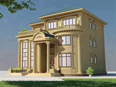 睿婕占地面積150平方3層輕鋼別墅戶(hù)型