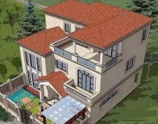 歐式三層別墅，豪華價優(yōu)，該建棟這樣的和家人享受生活