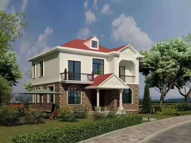 韶關(guān)輕鋼別墅設(shè)計(jì)公司 防臺(tái)風(fēng)12級(jí) 30天交房(圖1) 睿婕輕鋼別墅