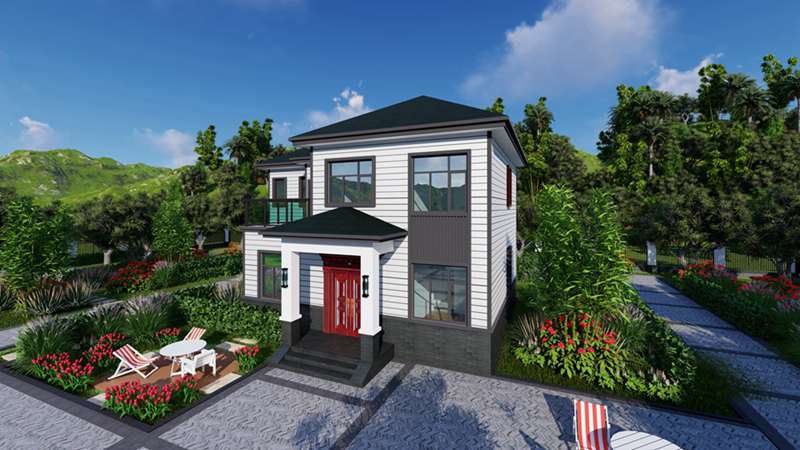 騰沖輕鋼別墅建筑施工 30萬起蓋別墅【平安承保品質(zhì)】(圖1) 睿婕輕鋼別墅