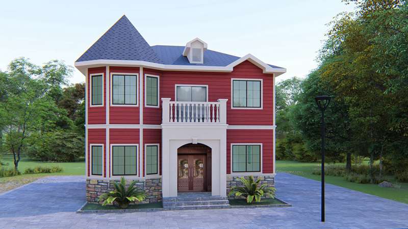 騰沖輕鋼別墅建筑施工 30萬起蓋別墅【平安承保品質(zhì)】(圖3) 睿婕輕鋼別墅