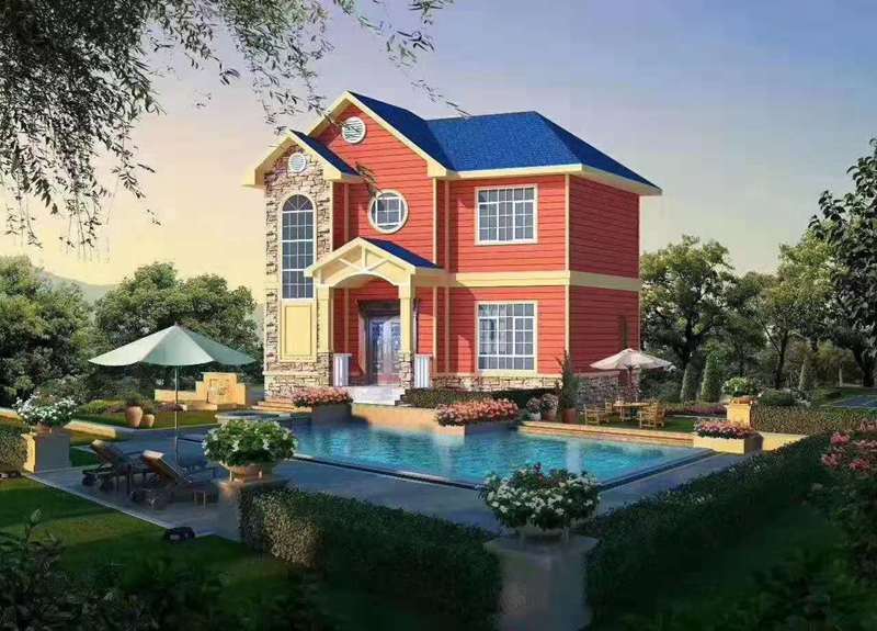 邵陽(yáng)輕鋼別墅施工公司 保溫防潮 新農(nóng)村建房【29萬(wàn)起】(圖3) 邵陽(yáng)輕鋼別墅