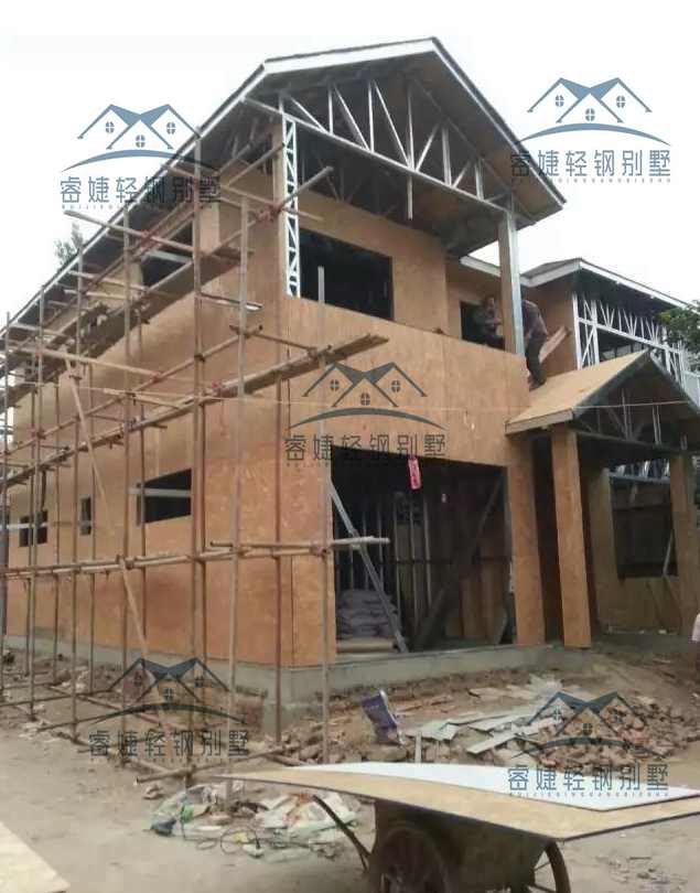 200多平別墅25天完工是什么體驗？安徽王總輕鋼別墅全過程揭秘！(圖27)