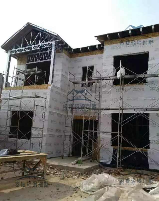 200多平別墅25天完工是什么體驗？安徽王總輕鋼別墅全過程揭秘！(圖28)