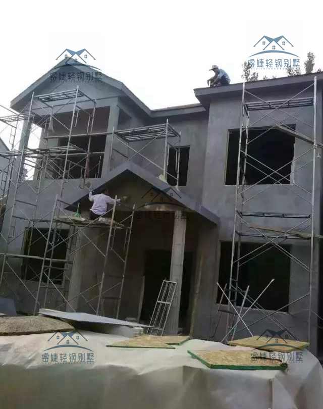 200多平別墅25天完工是什么體驗？安徽王總輕鋼別墅全過程揭秘！(圖33)