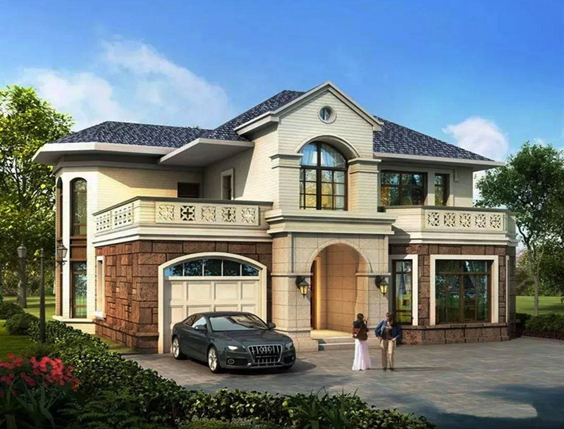 美式風(fēng)格輕鋼別墅