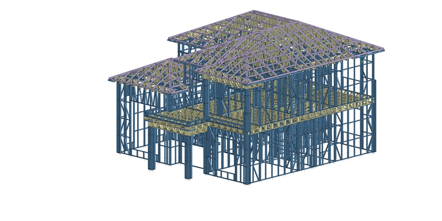 農(nóng)村建房兩層輕鋼別墅得多少錢？(圖2)
