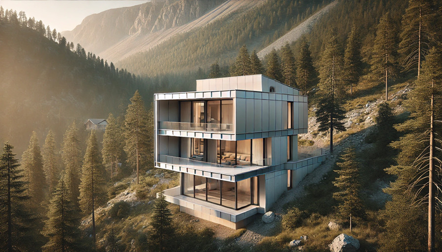 輕鋼別墅適合在山區(qū)建造嗎？山地建房新選擇