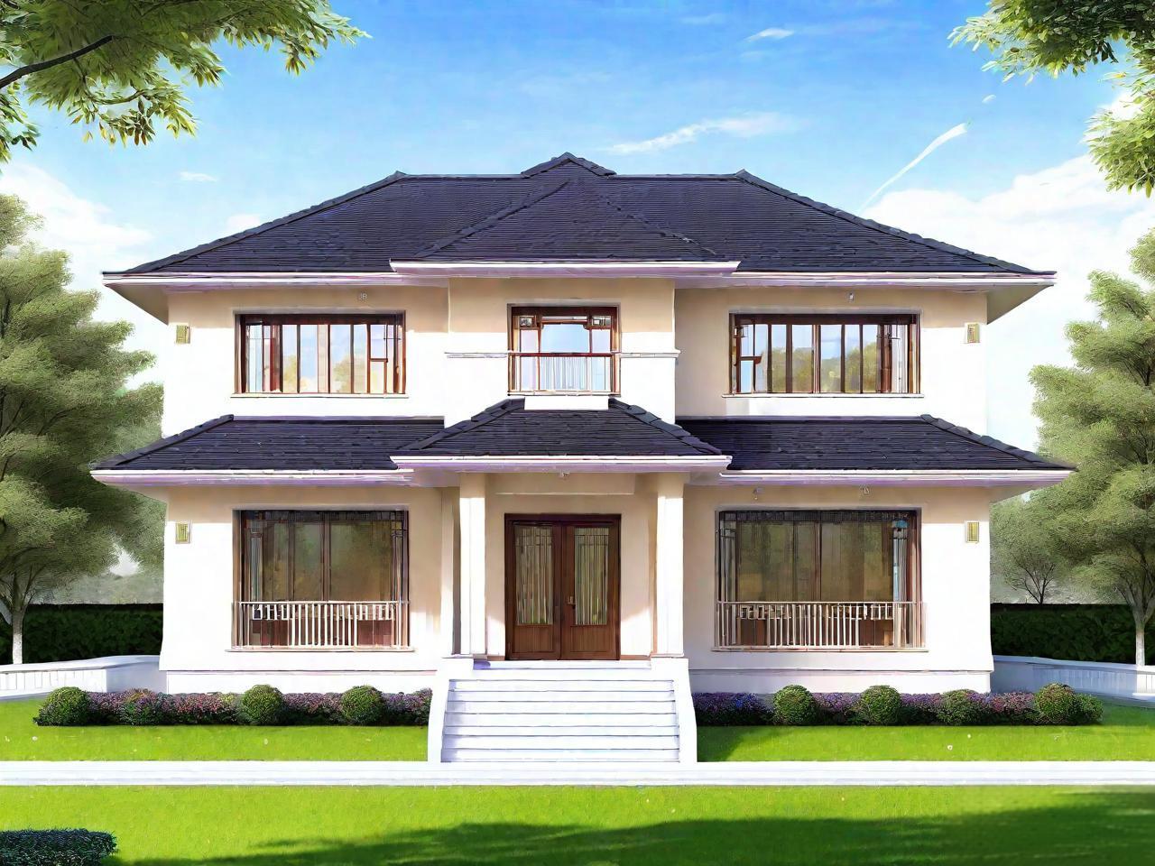 最新力作!睿婕兩層中式風(fēng)輕鋼別墅，品味現(xiàn)代東方雅韻