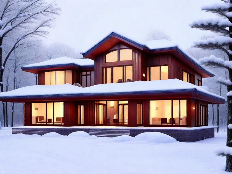 輕鋼別墅冬天冷不冷？揭秘冬季居住舒適度與取暖方案