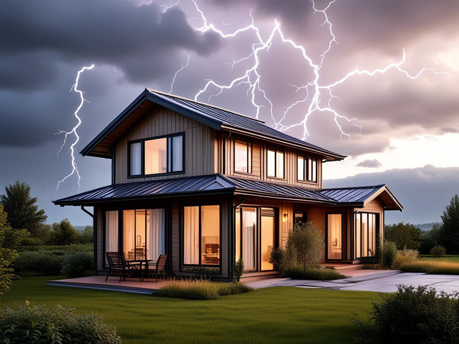 輕鋼別墅雷雨天氣有危險(xiǎn)嗎？睿婕為你揭曉答案