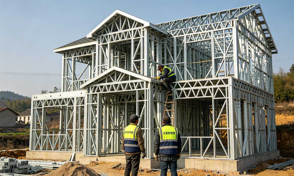 湖北建輕鋼別墅多少錢？有補貼嗎？(圖1)