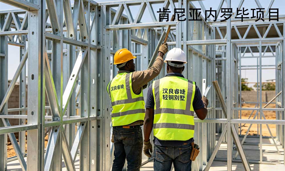 非洲商業建筑新寵：漢良睿婕輕鋼別墅搭配光伏儲能，省電又可靠(圖1)