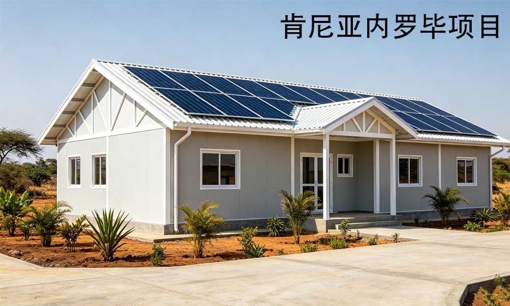 非洲商業建筑新寵：漢良睿婕輕鋼別墅搭配光伏儲能，省電又可靠(圖2)